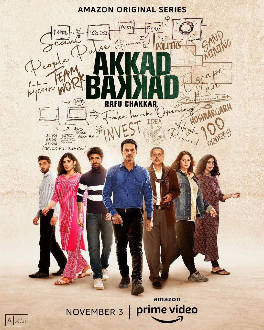 Akkad Bakkad Rafu Chakkar Web Series Cast, Release Date